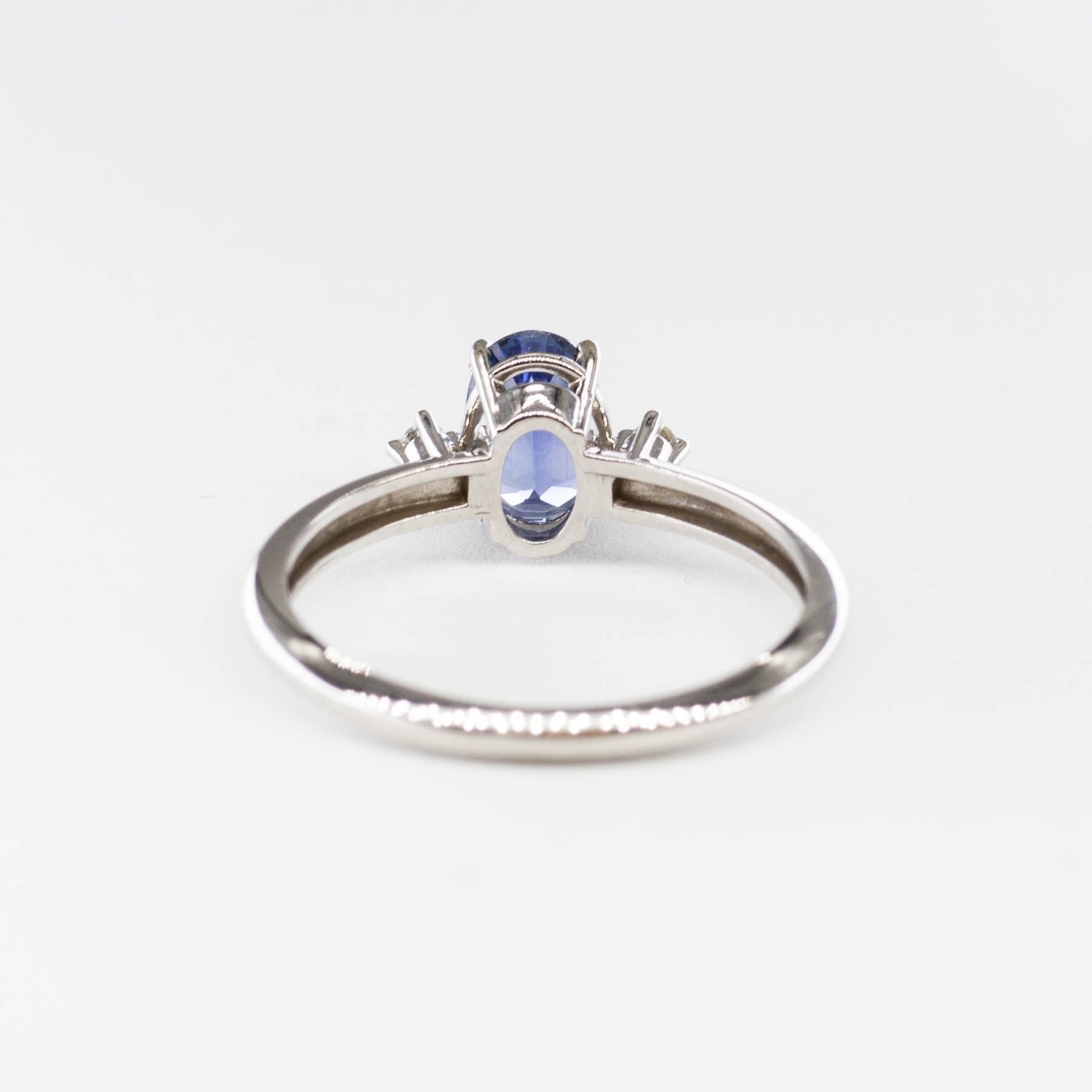 100 Ways' Oval Sapphire and Diamond Ring | 1.01ct, 0.04ctw | SZ 6.5 | - 100 Ways