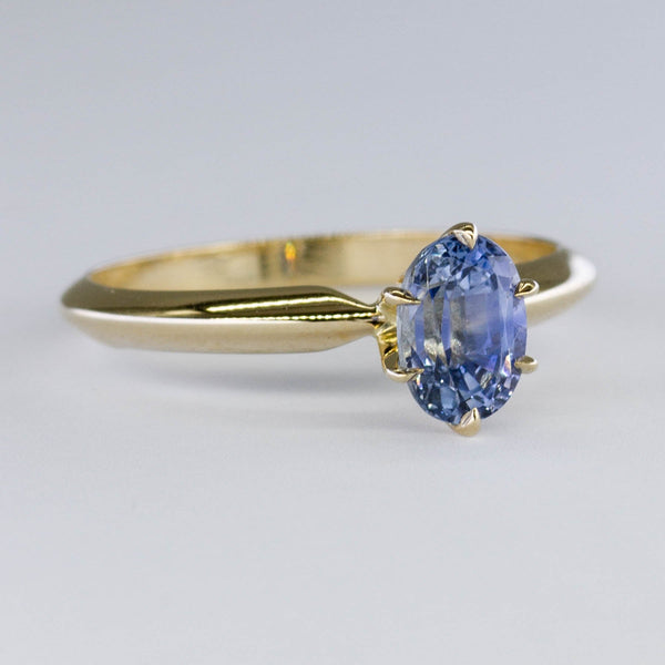 '100 Ways' Oval Sapphire Solitaire Ring | 1.08ct | SZ 6.25 |