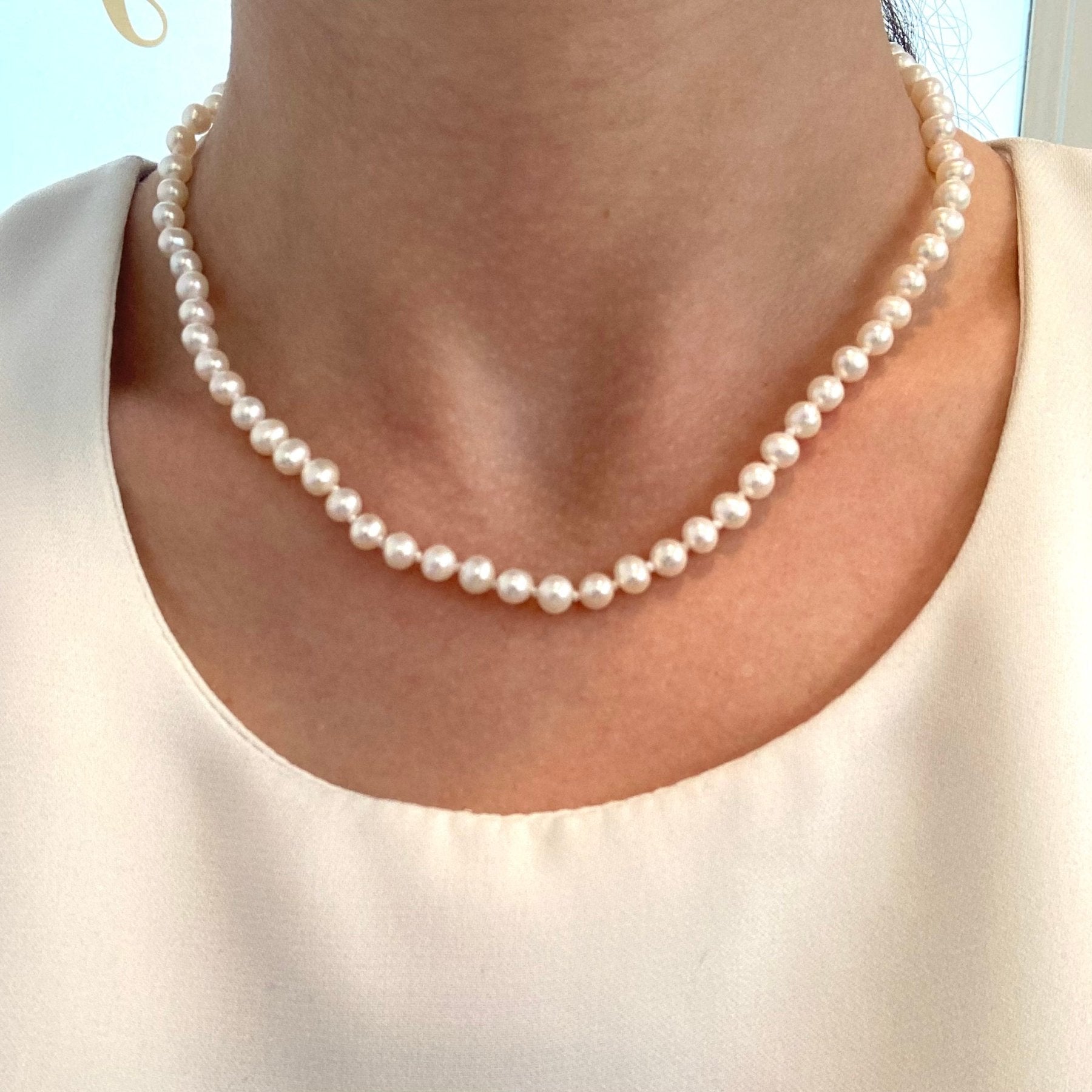 '100 Ways' Panache Pearl Necklace | 18" | - 100 Ways