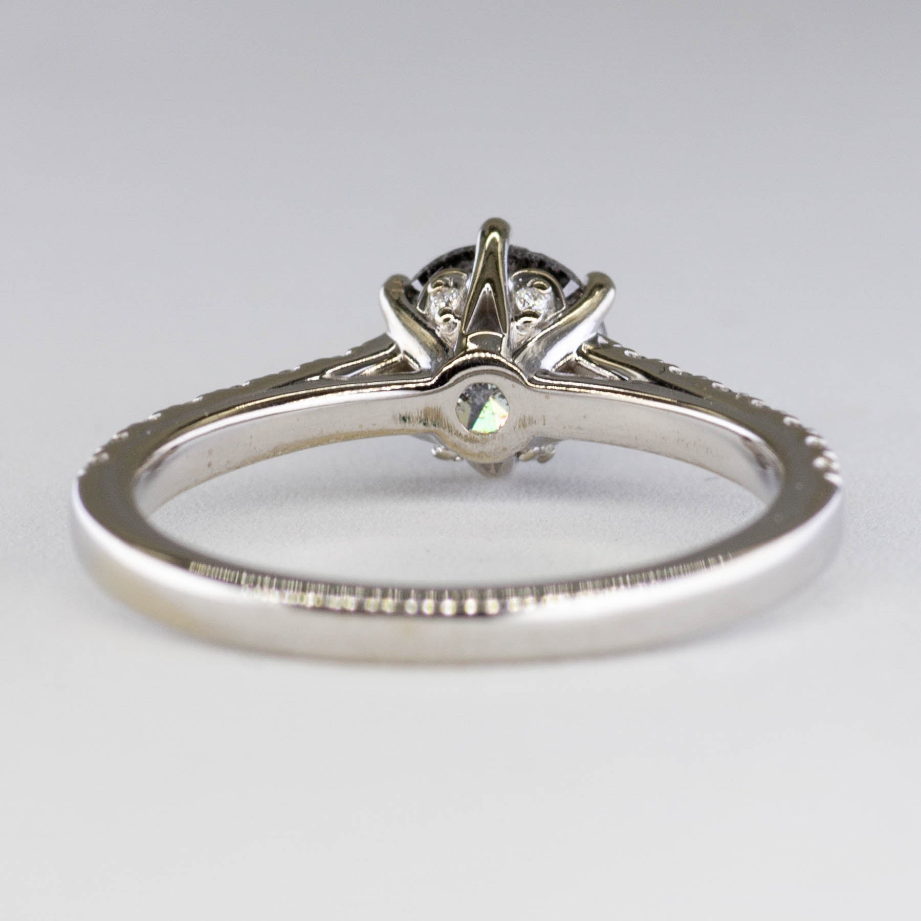 '100 Ways' Salt & Pepper Diamond Engagement Ring | SZ 6.75 | - 100 Ways