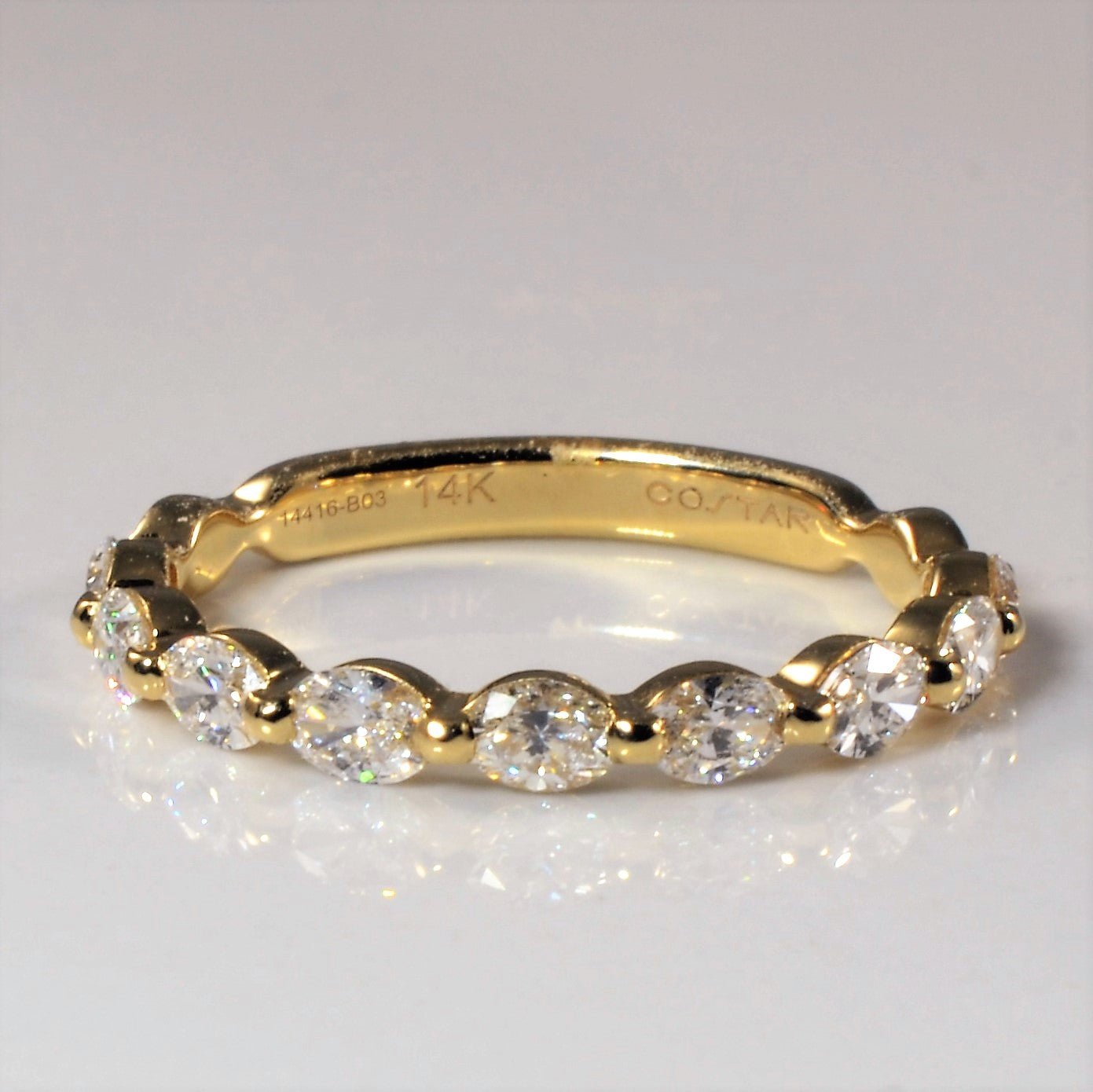 '100 Ways' Semi Eternity Marquise Diamond Band | Options Available | 0.75ctw | - 100 Ways