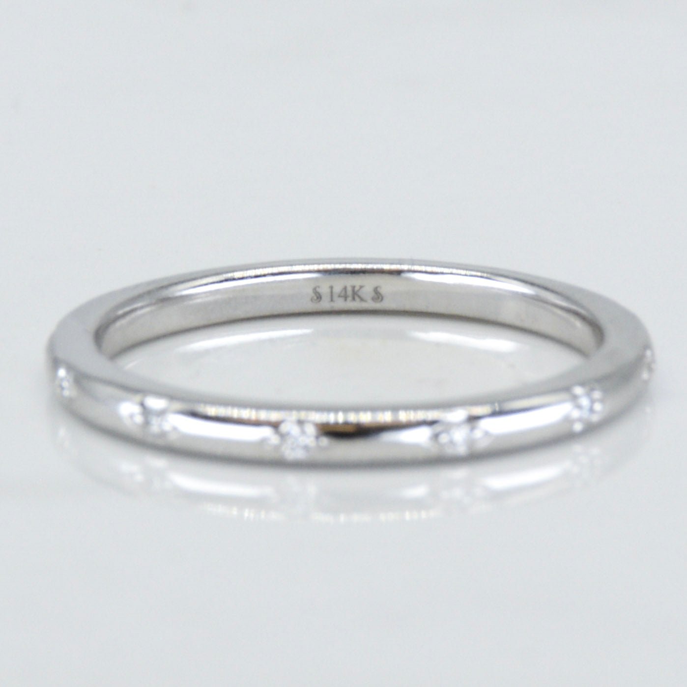 '100 Ways' Simple Diamond Eternity Band | SZ 7 | Options Available | - 100 Ways