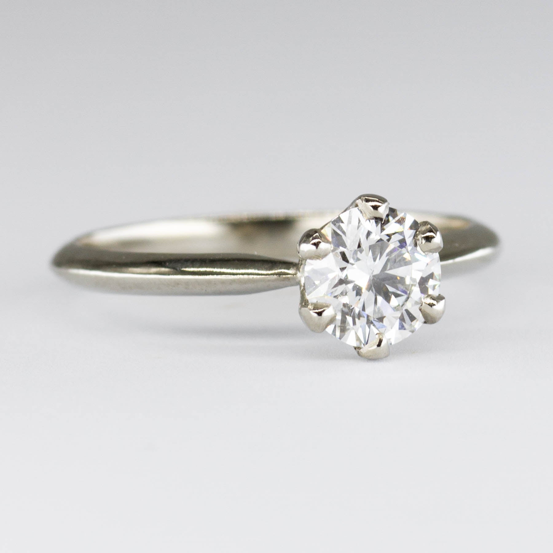 '100 Ways' Six Prong Diamond Solitaire 18k Ring | 0.76 ct VS1 G/H | SZ 5.75 - 100 Ways