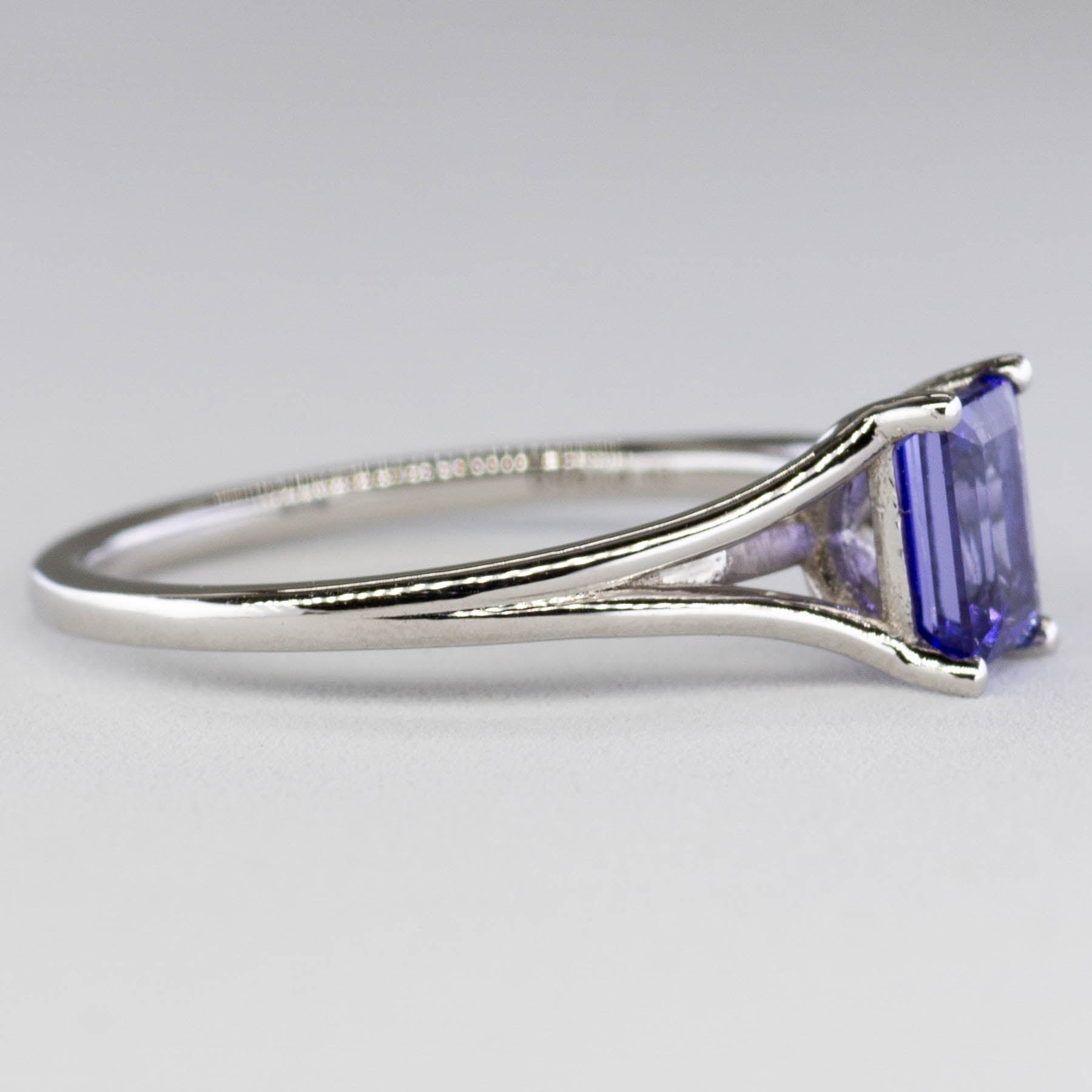 '100 Ways' Split Shank Emerald Cut Tanzanite Ring | 0.60ct | SZ 6.5 | - 100 Ways