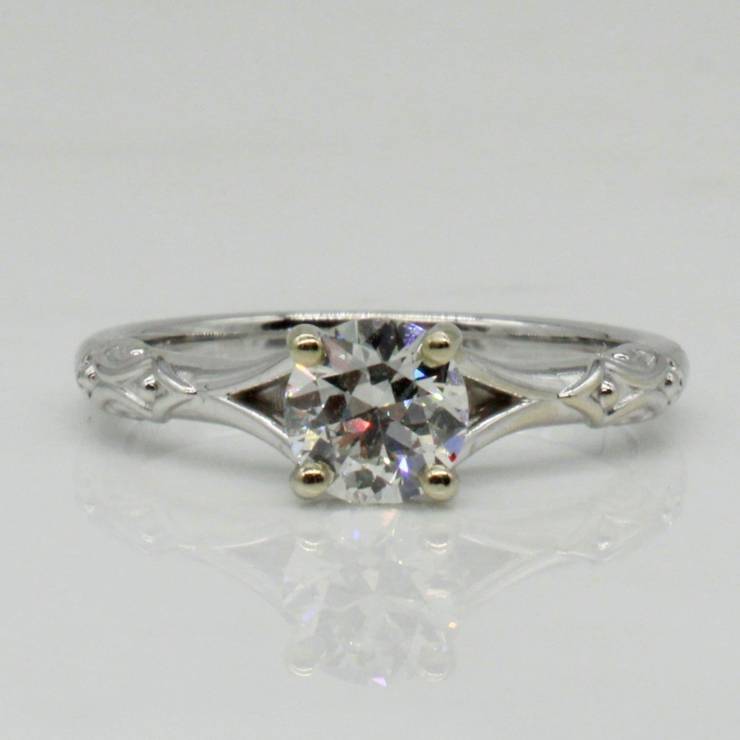 '100 Ways' Split Shank Old European Diamond Engagement Ring | 0.70ct | SZ 6.75 | - 100 Ways