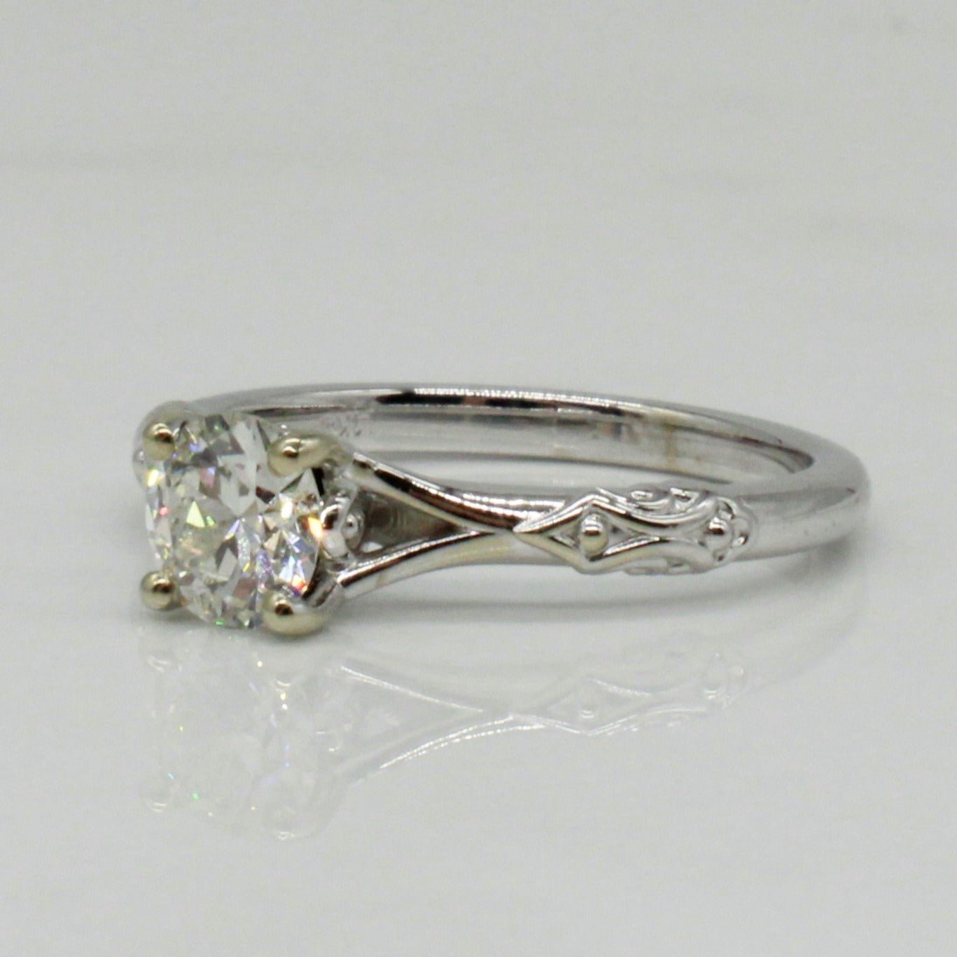 '100 Ways' Split Shank Old European Diamond Engagement Ring | 0.70ct | SZ 6.75 | - 100 Ways