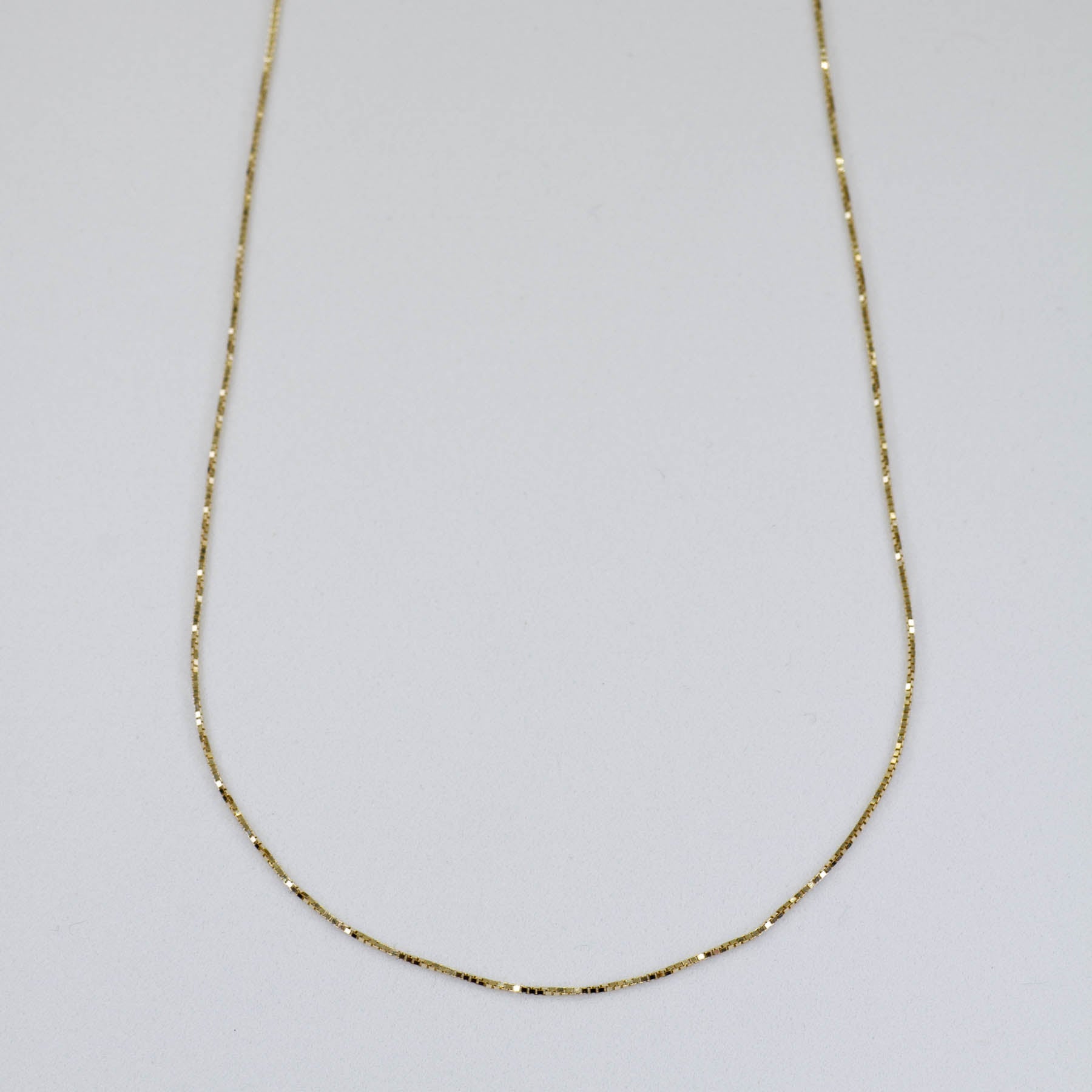 '100 Ways' Yellow Gold Adjustable Box Chain | - 100 Ways