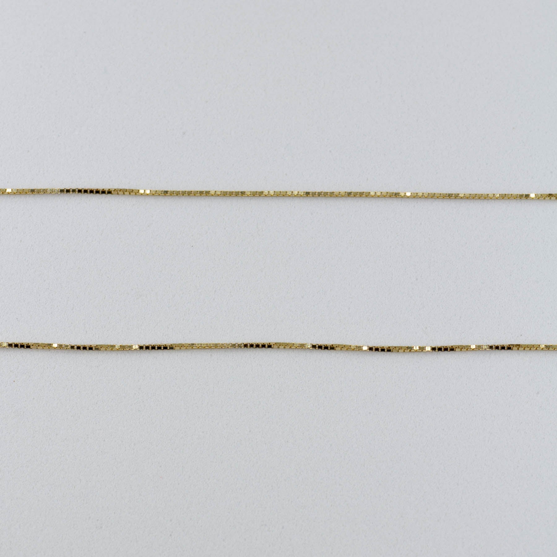 '100 Ways' Yellow Gold Adjustable Box Chain | - 100 Ways