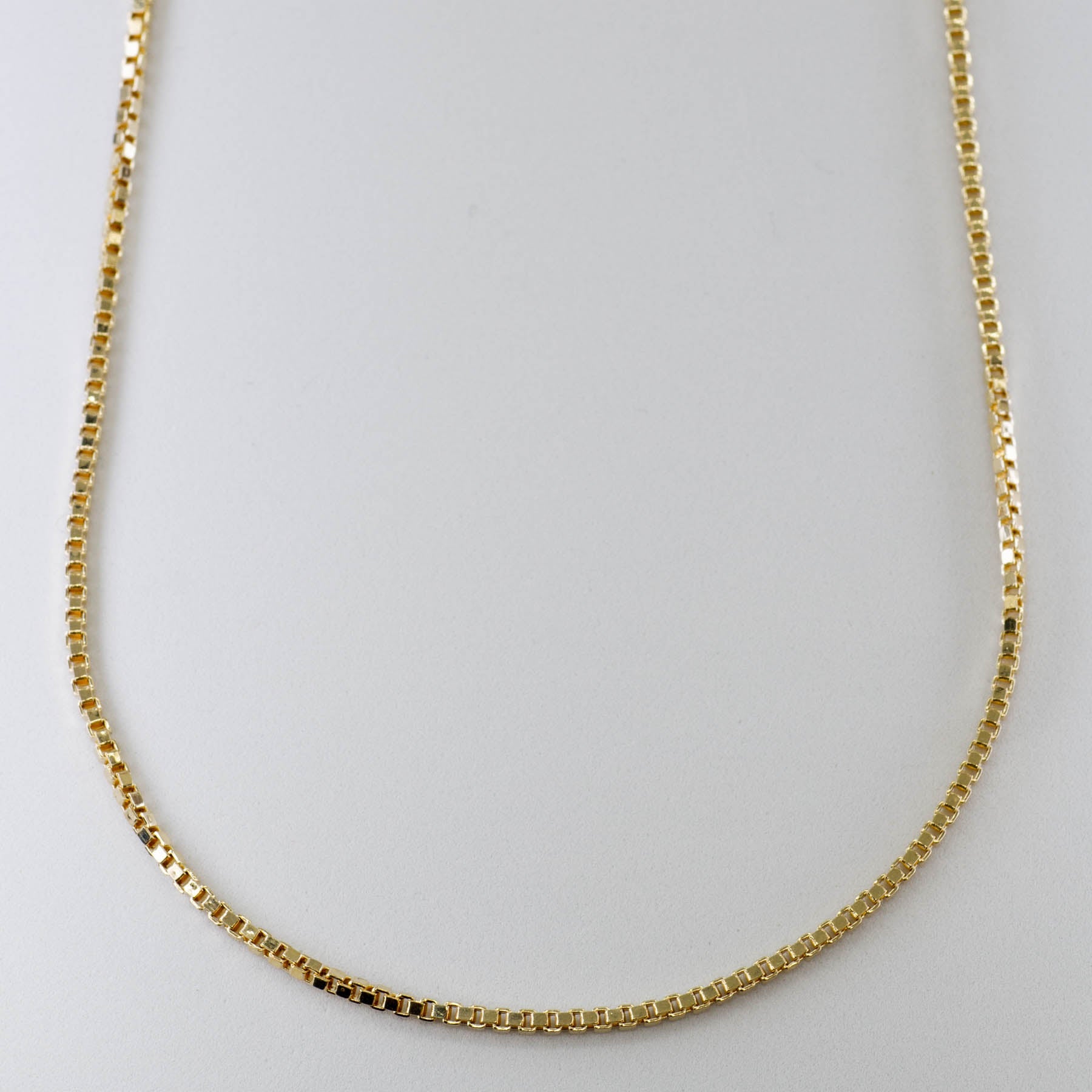 '100 Ways' Yellow Gold Box Chain | 18" | - 100 Ways