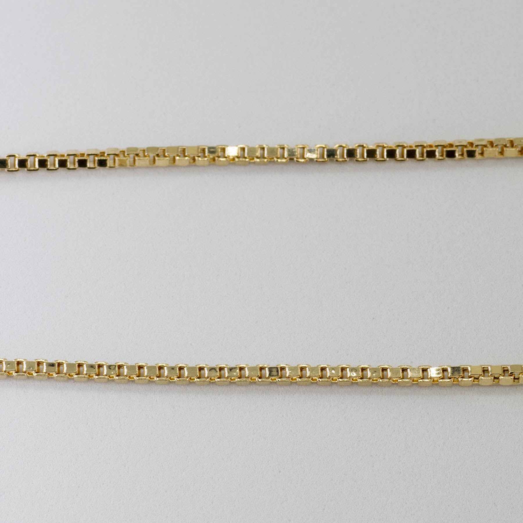 '100 Ways' Yellow Gold Box Chain | 18" | - 100 Ways