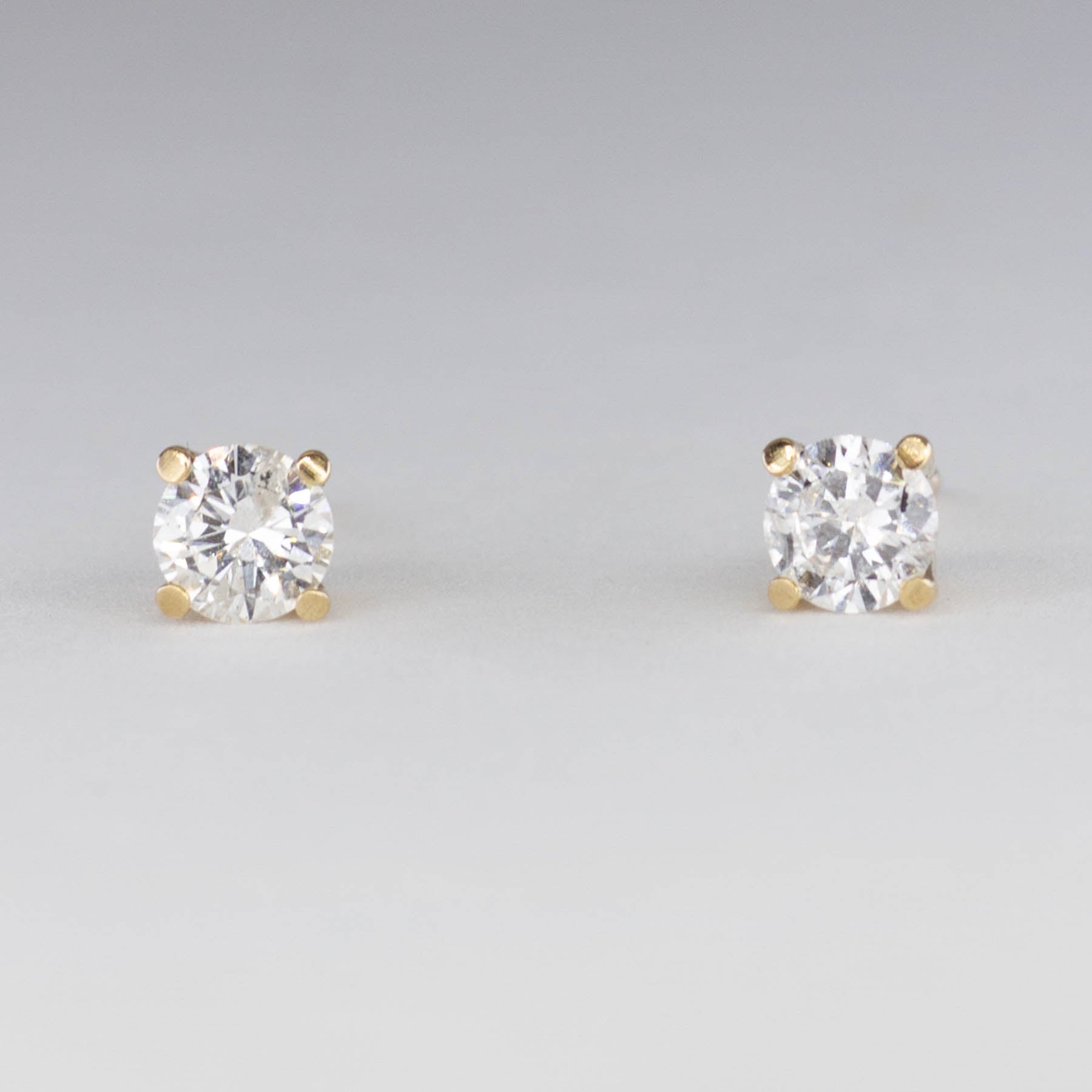 100 Ways Yellow Gold Diamond Studs | 1/2 carat | - 100 Ways