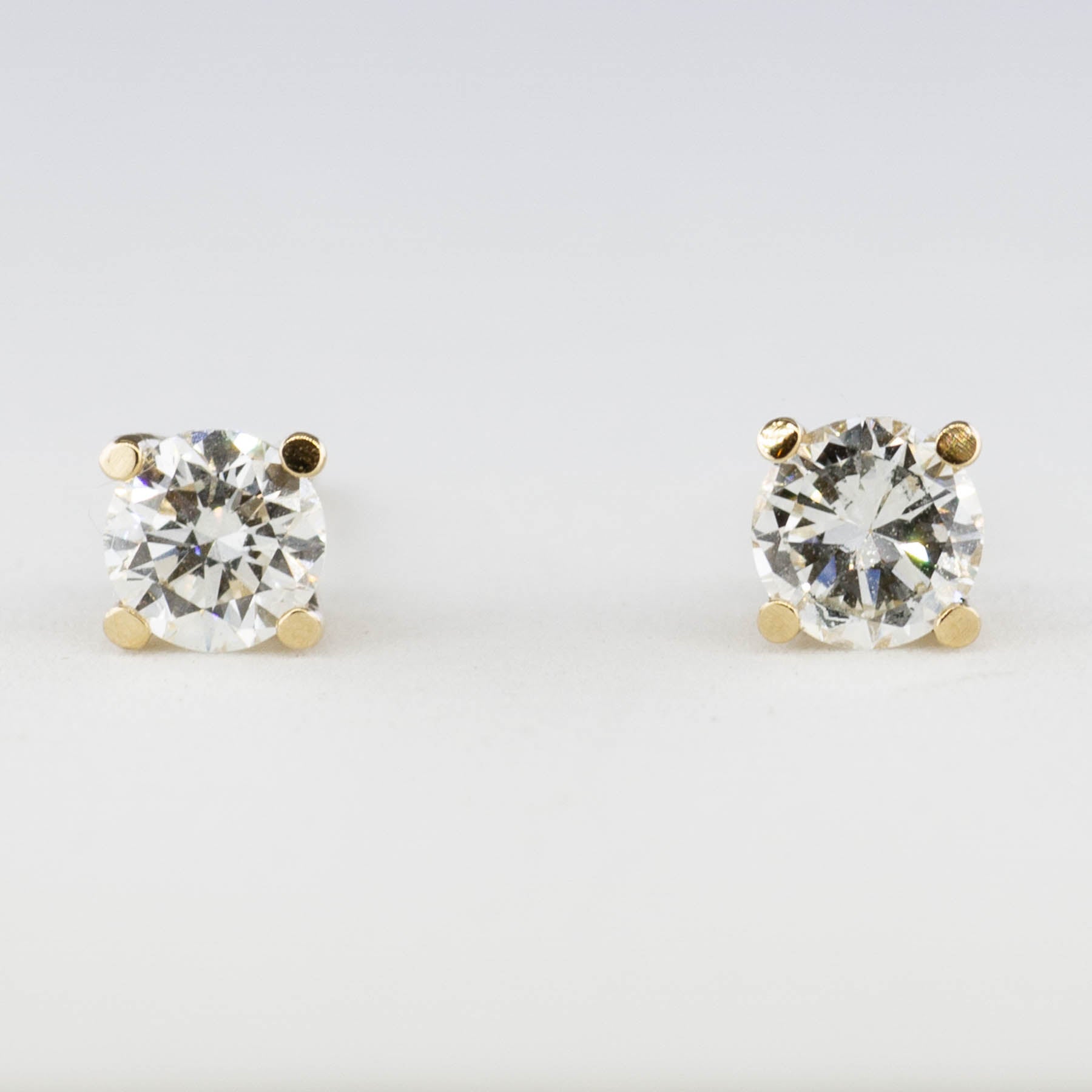 '100 Ways' Yellow Gold Diamond Studs | 1/2 carat | - 100 Ways