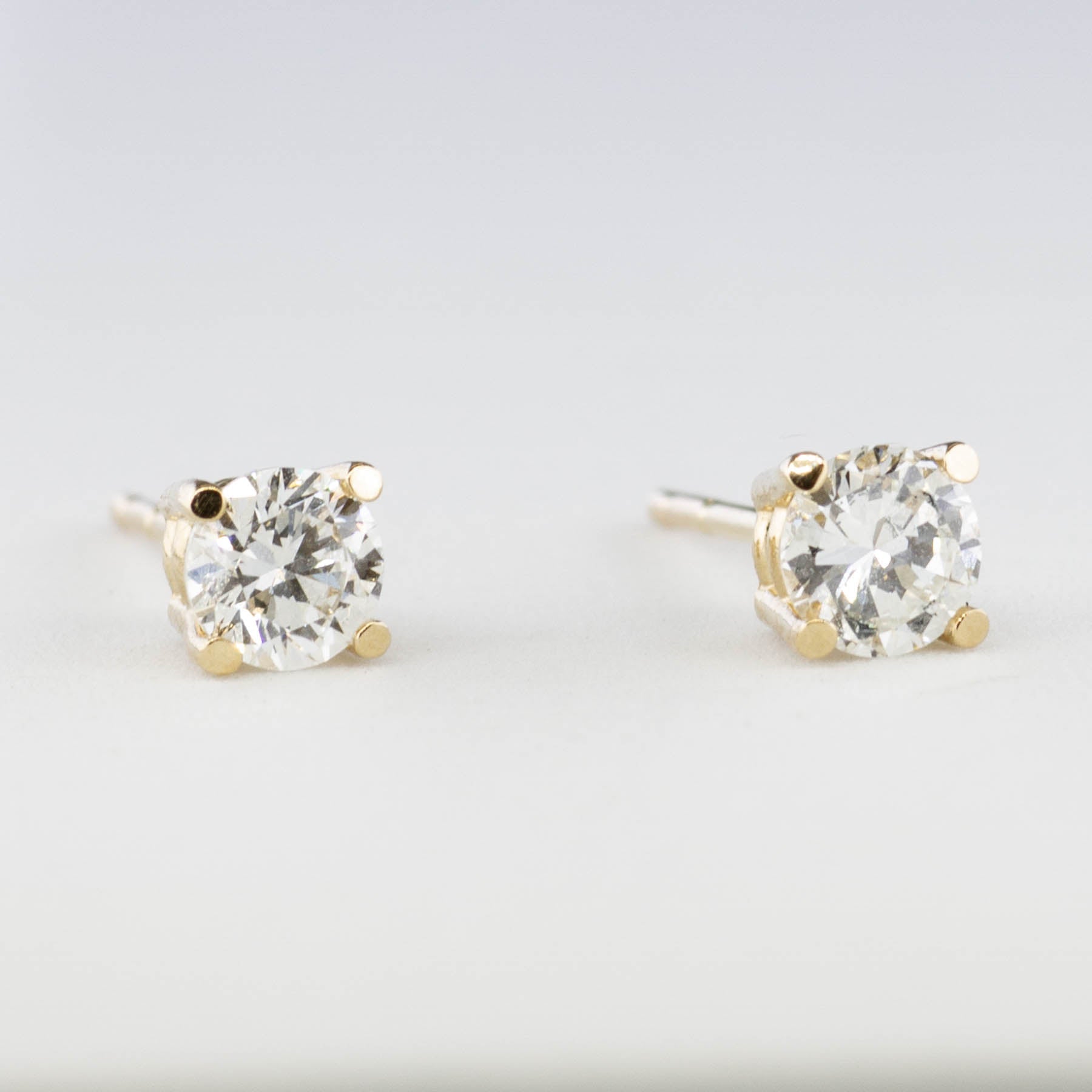 '100 Ways' Yellow Gold Diamond Studs | 1/2 carat | - 100 Ways