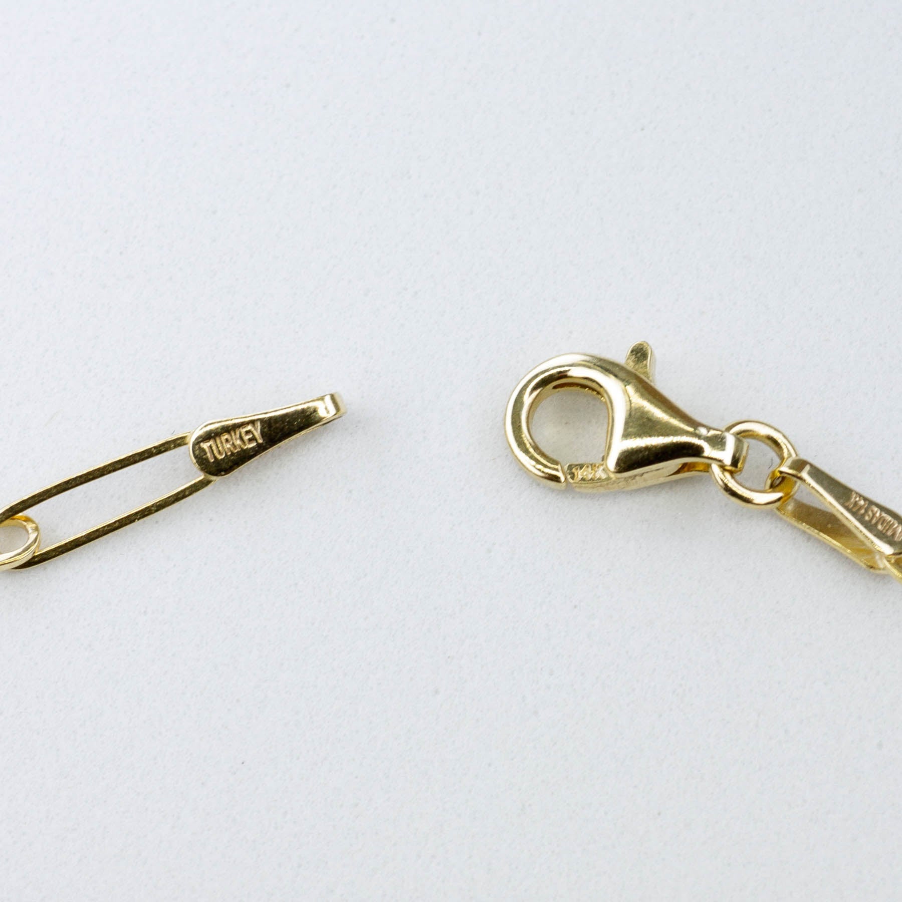 '100 Ways' Yellow Gold Paperclip Chain Bracelet | 7" | - 100 Ways