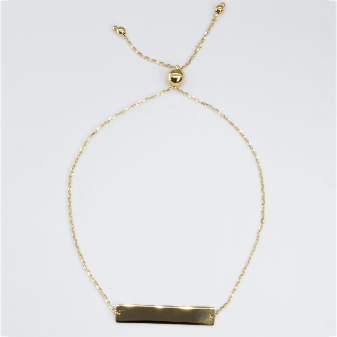 '100 Ways' Yellow Gold Plate Bracelet | Adjustable | - 100 Ways