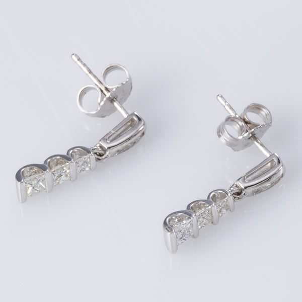 Diamond Drop Stud Earrings | 0.43ctw |