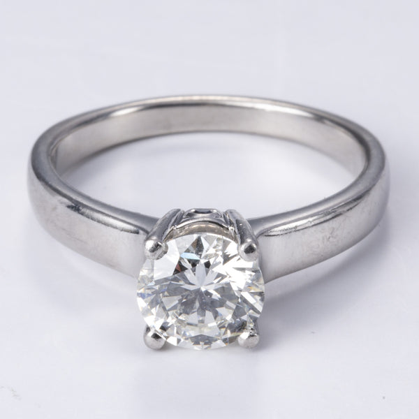 'Birks' Platinum GIA Certified Canadian Diamond Solitaire Ring | 1.51ct VS2 I Ex | SZ 8.5