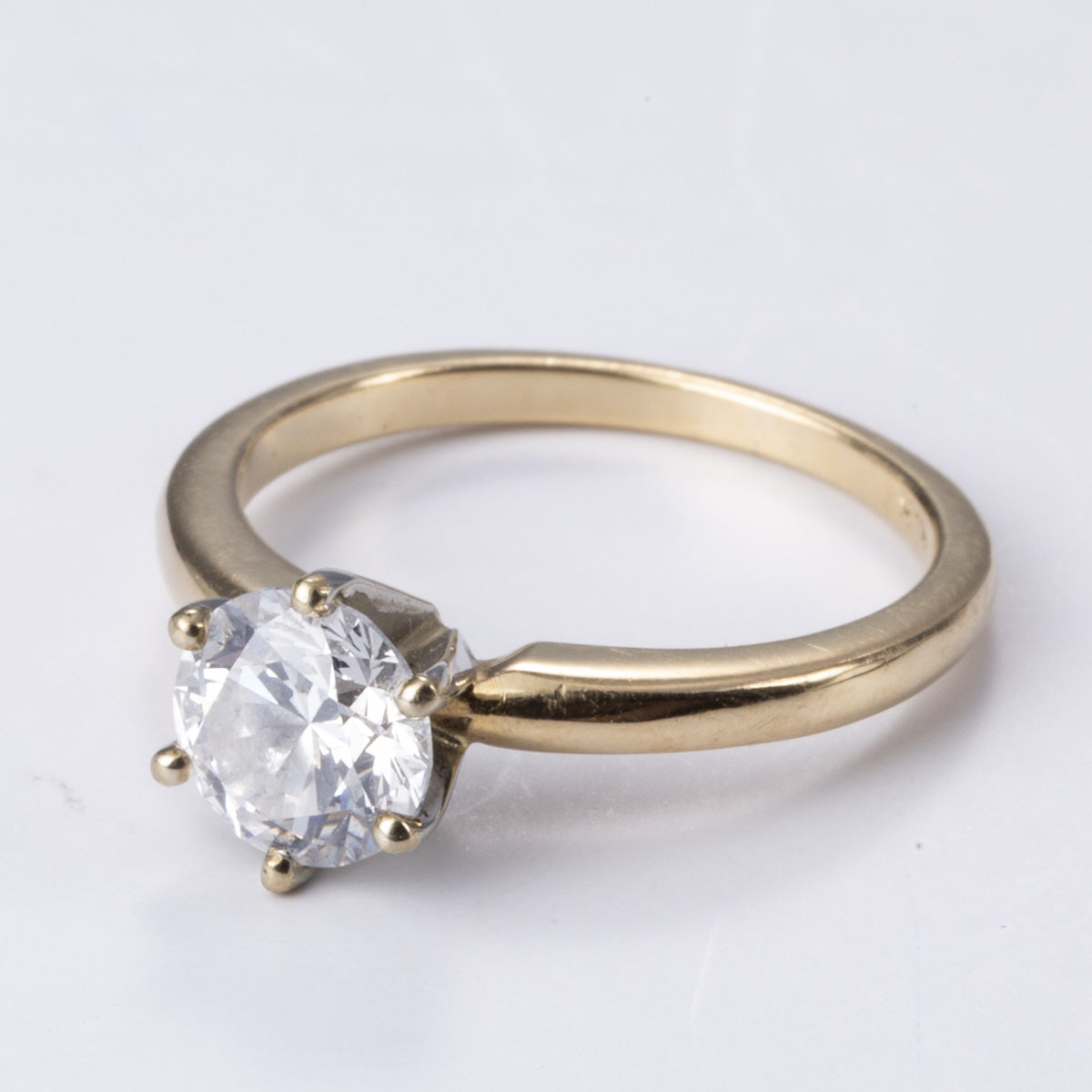 GIA Certified Diamond Engagement Ring | 1.02ct SI1 F Ex | SZ 5 |