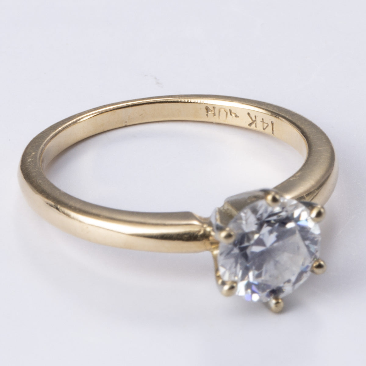 GIA Certified Diamond Engagement Ring | 1.02ct SI1 F Ex | SZ 5 |