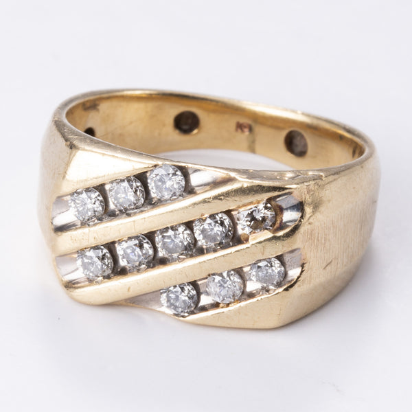 10k Yellow Gold Diamond Ring | 0.55 ctw | SZ 7