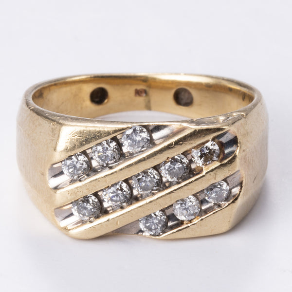 10k Yellow Gold Diamond Ring | 0.55 ctw | SZ 7