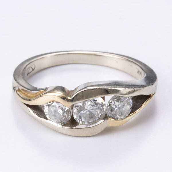14k White Gold Diamond Ring | 0.40ctw | Sz 5.25