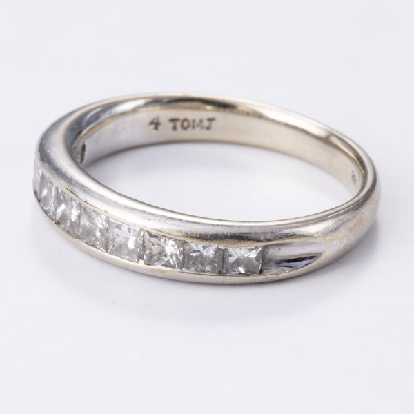 14k White Gold Diamond Ring | 0.50ctw | Sz 5.25