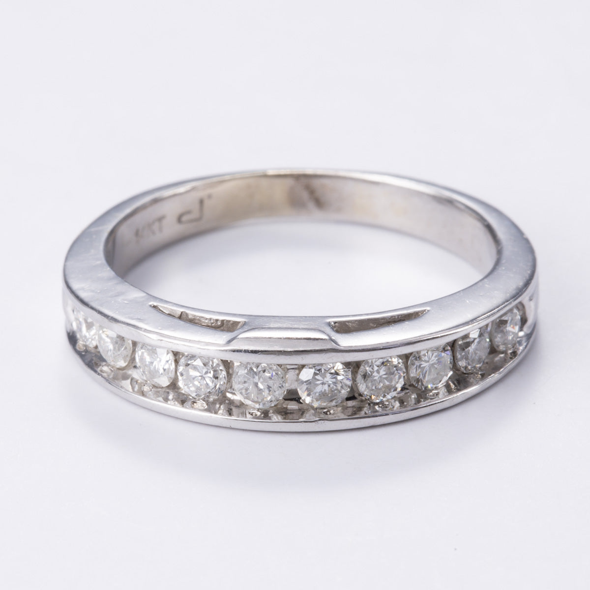 14k White Gold Diamond Ring | 0.50ctw | Sz 5.75
