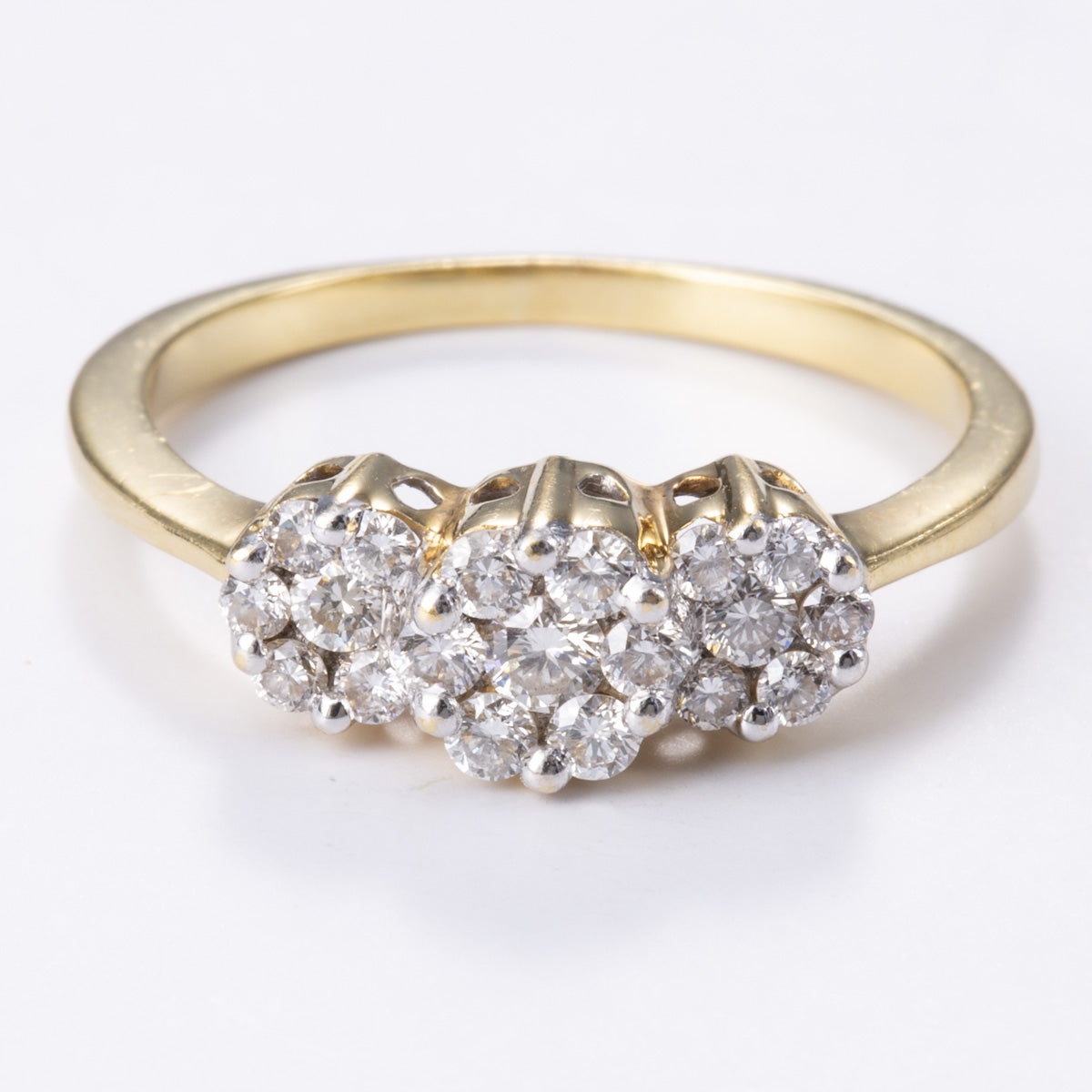 18k Yellow Gold Diamond Ring | 0.50ctw | Sz 7.5
