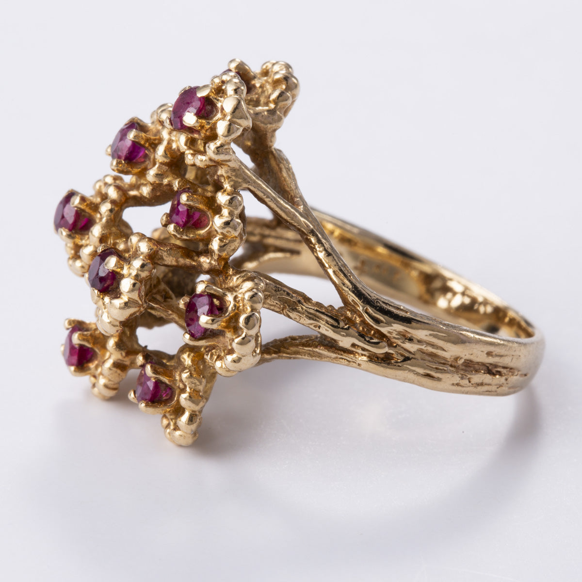14k Yellow Gold Ruby Ring | 0.88ctw | Sz 6