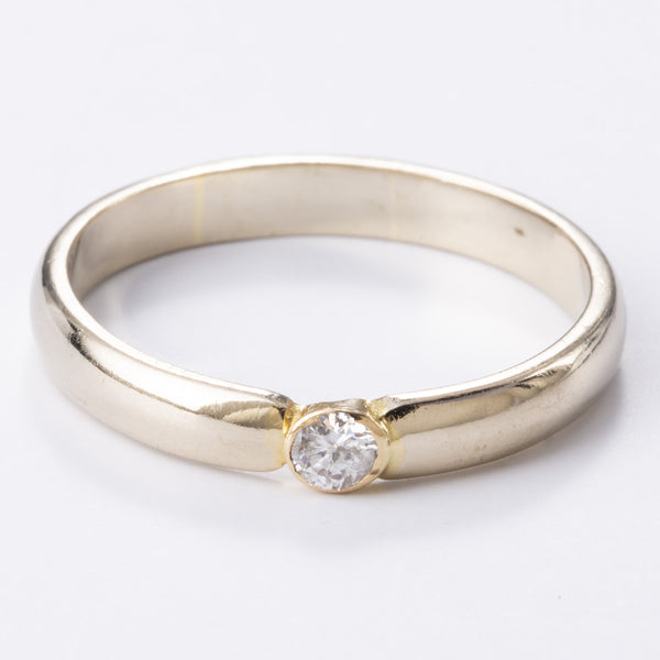 18k Yellow Gold Diamond Ring | 0.10ct | Sz 7.5