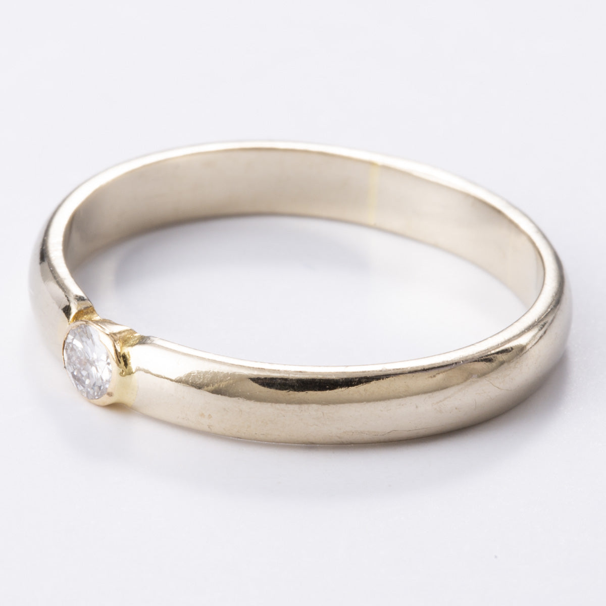 18k Yellow Gold Diamond Ring | 0.10ct | Sz 7.5