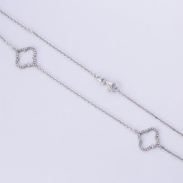 14k White Gold Necklace | 20