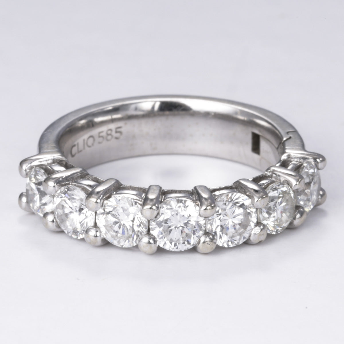 14k Single Row Diamond Ring | 2.14ctw SI1-SI2 H/I | Sz 7