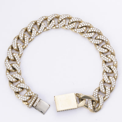 10k Yellow Gold Diamond Bracelet | 8.15ctw | 8.25