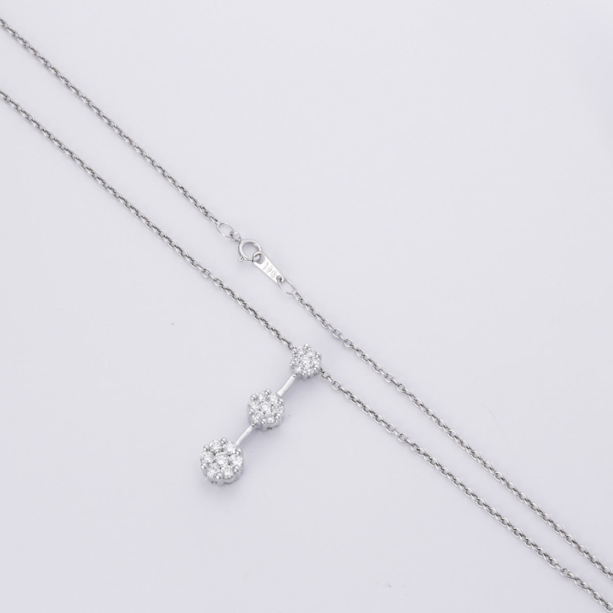 Platinum Diamond Necklace | 0.98ctw | 16"