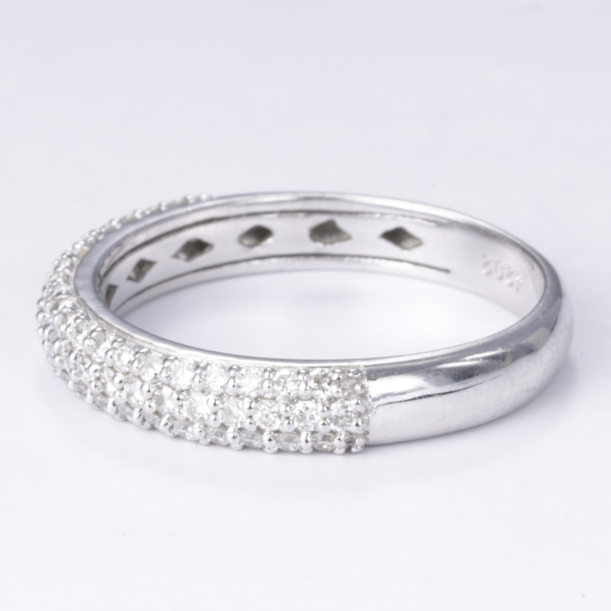 18k White Gold Diamond Ring | 0.55ctw | Size 7.25