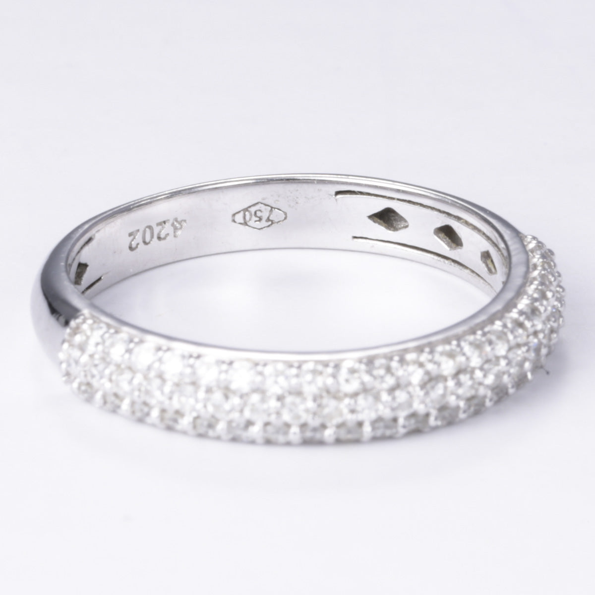 18k White Gold Diamond Ring | 0.55ctw | Size 7.25