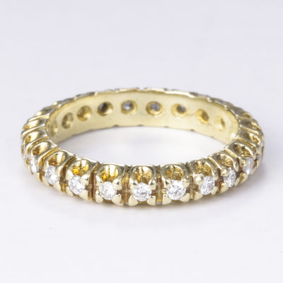 14k Eternity Diamond Ring | 0.37ctw | Size 5