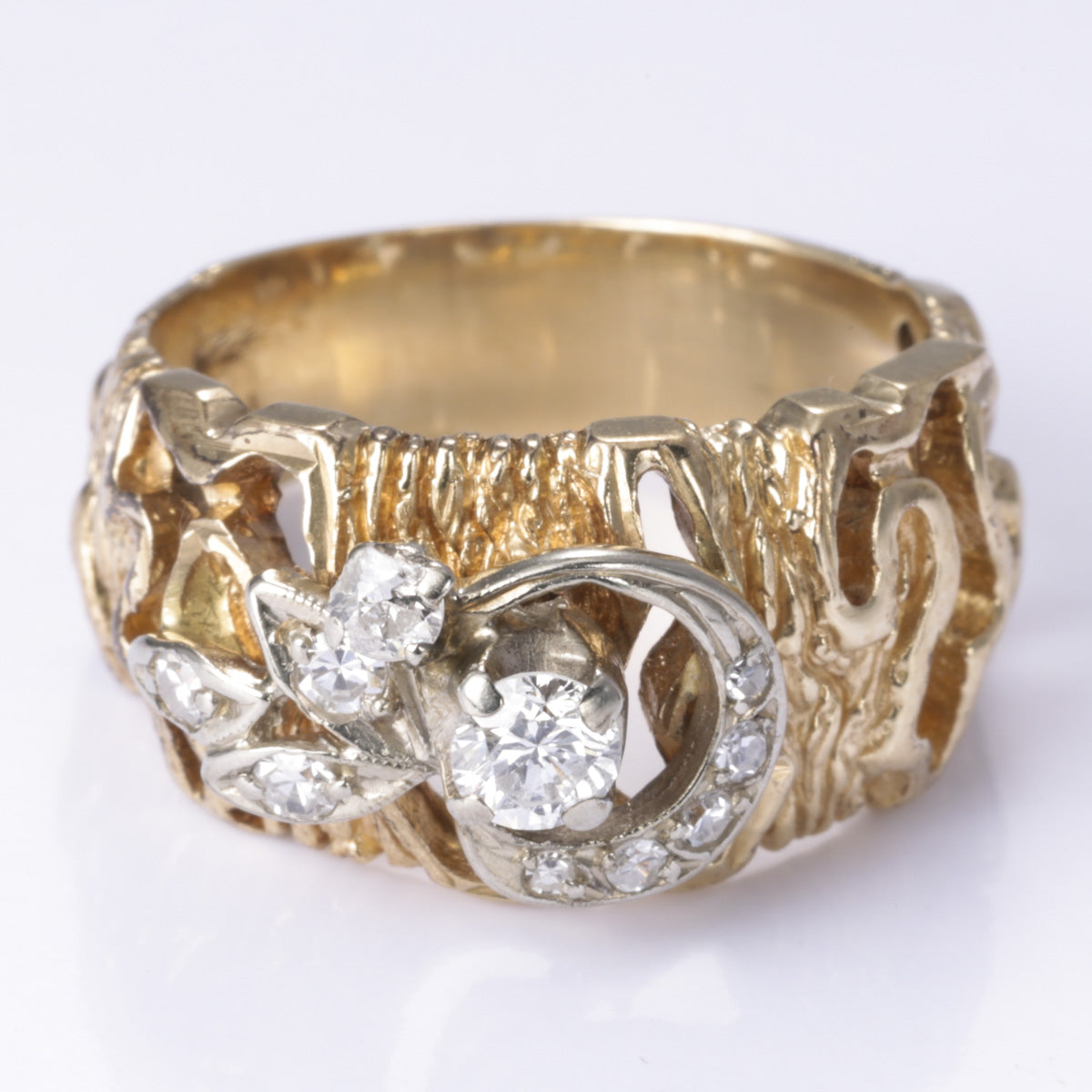 14k Yellow Gold Diamond Ring | 0.38ctw | SZ 7