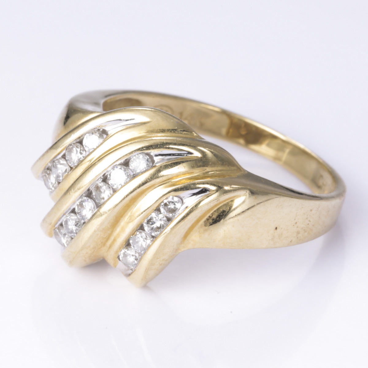 14k Yellow Gold Diamond Ring | 0.28ctw | SZ 6