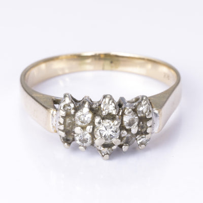 14k Vintage Diamond Ring | 0.30ctw | Size 6.75