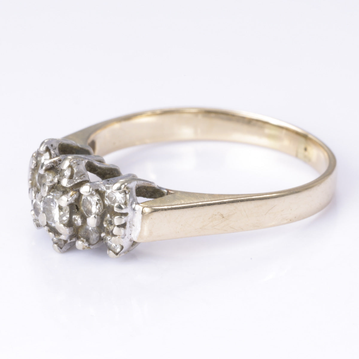 14k Vintage Diamond Ring | 0.30ctw | Size 6.75