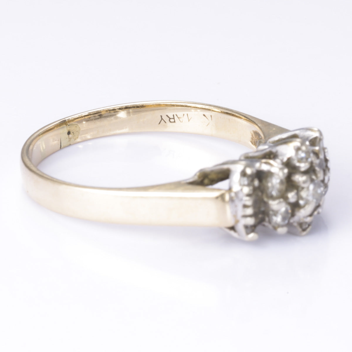 14k Vintage Diamond Ring | 0.30ctw | Size 6.75