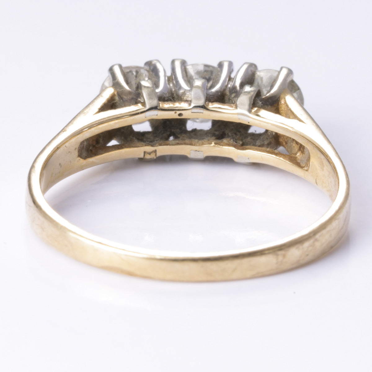14k Three Stone Diamond Ring | 0.74ctw | SZ 7