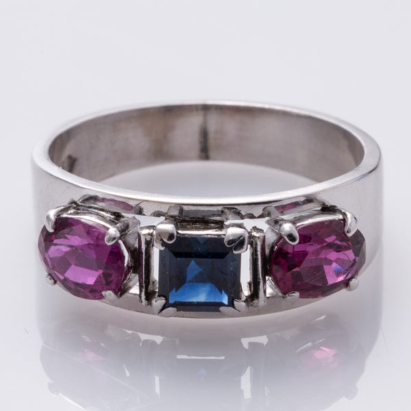 10K Yellow Gold Ruby & Canadian Diamond Halo Ring | Ben Moss