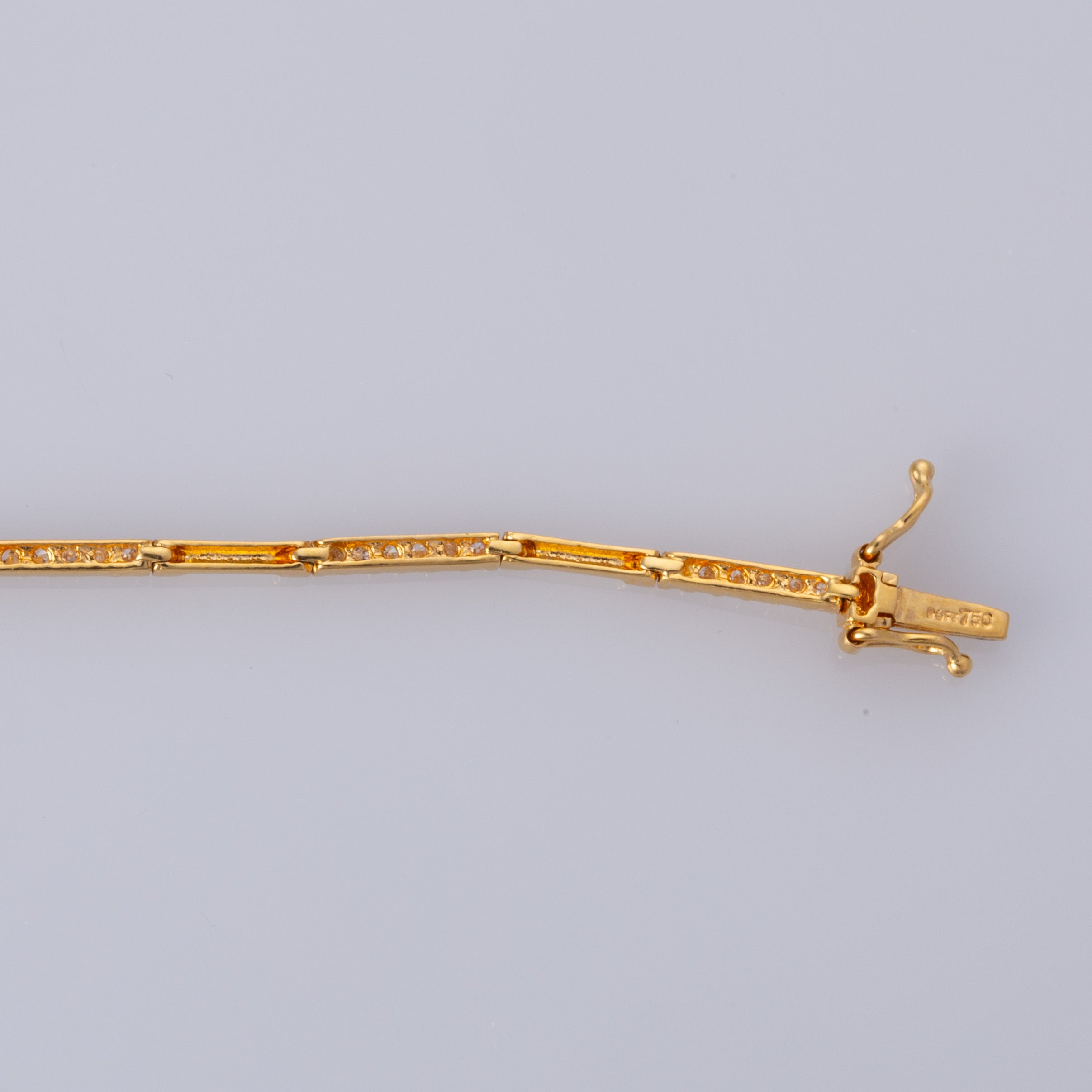 18K Yellow Gold Diamond Bracelet | 0.91ctw | 7"