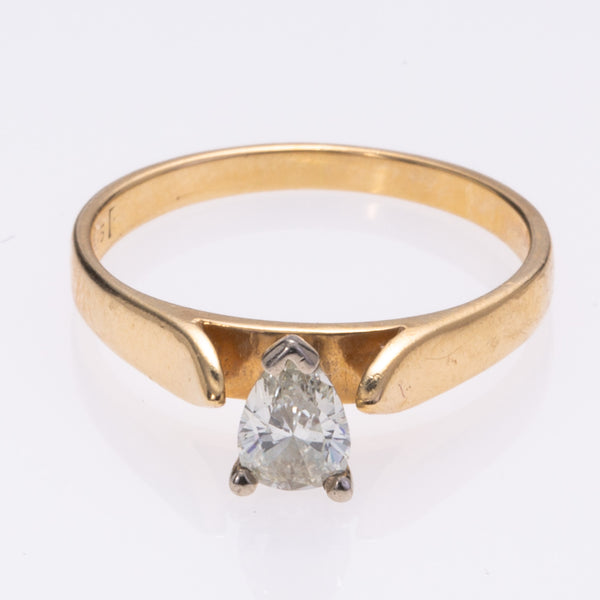 14k Yellow Gold Diamond Ring | 0.38ct | SZ 4.75