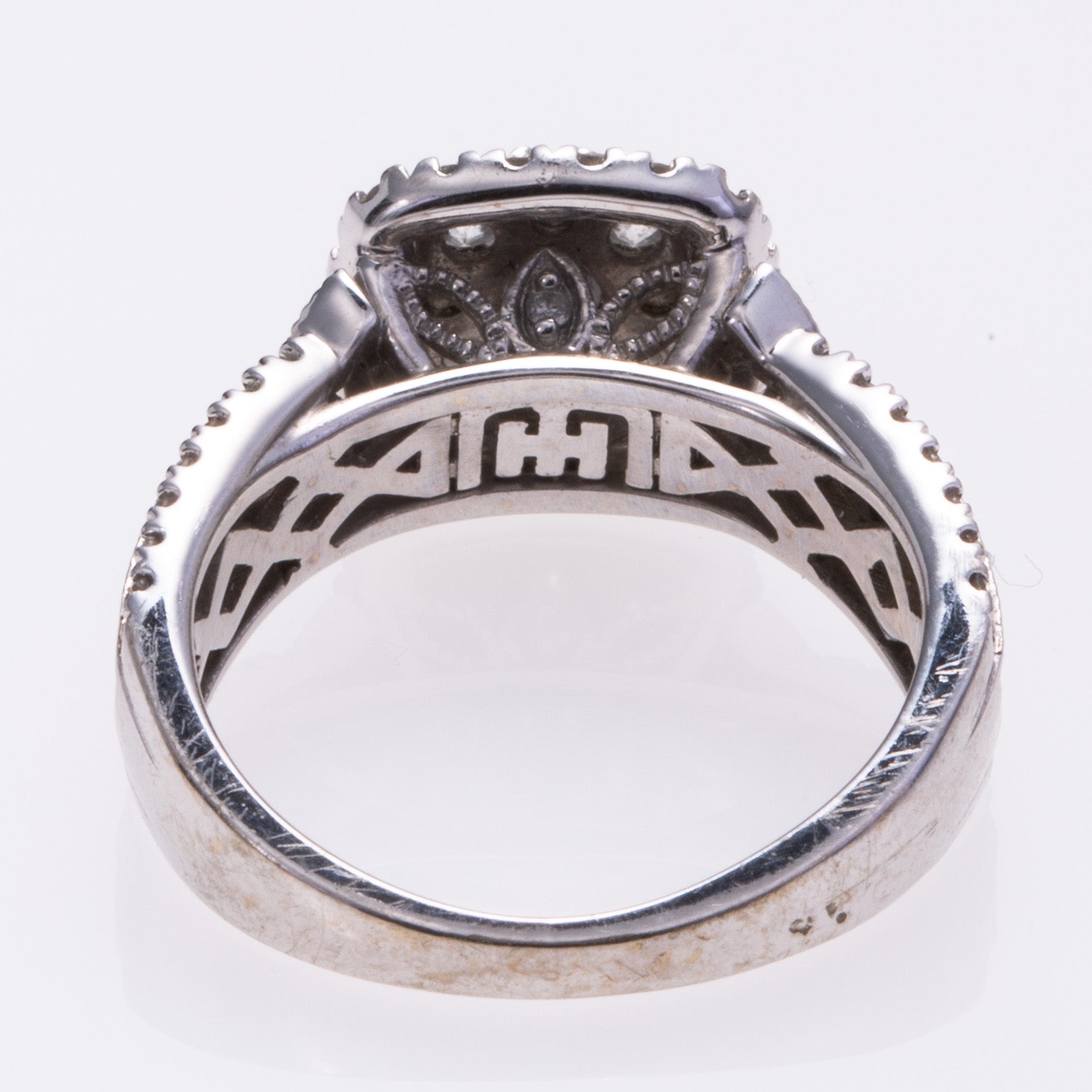 10k White Gold Diamond Ring | 1.05ctw | SZ 4.5