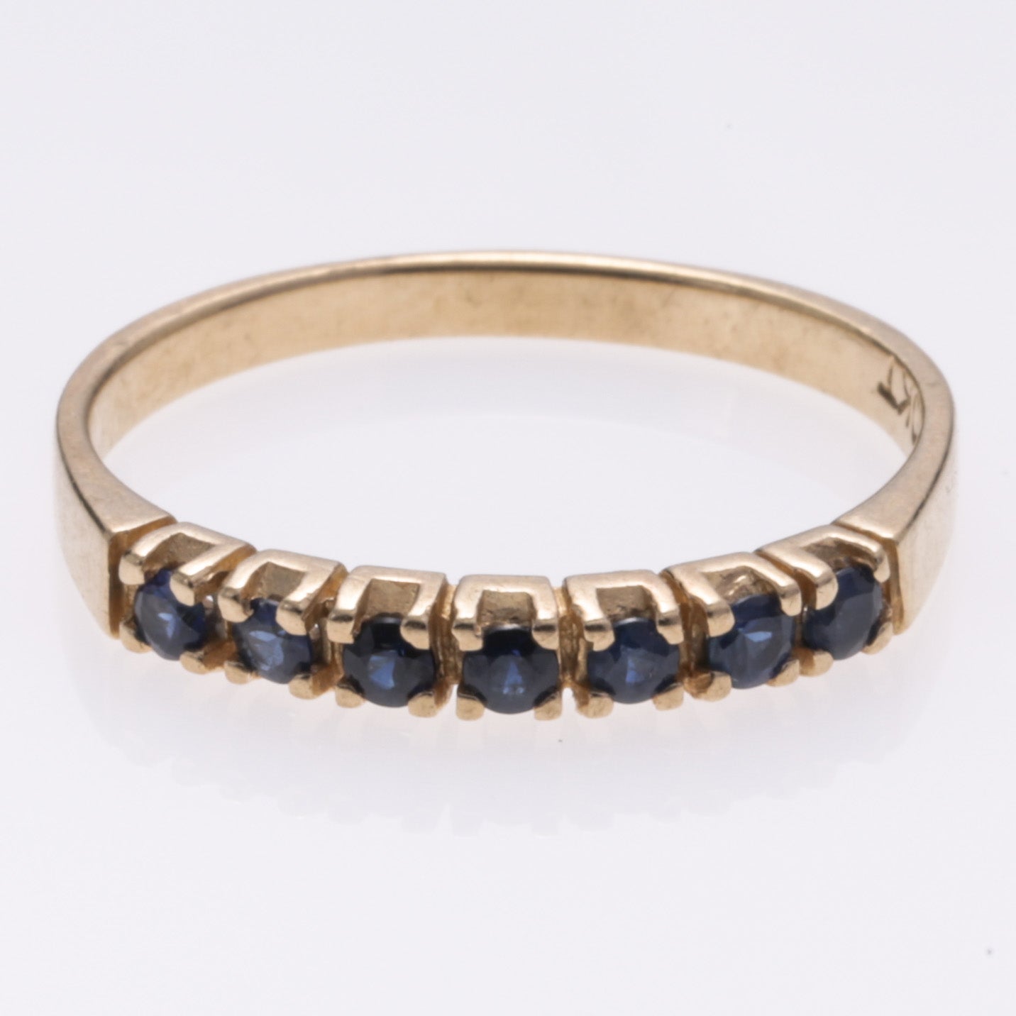 10k Yellow Gold Sapphire Ring | 0.56ctw | SZ 9.25